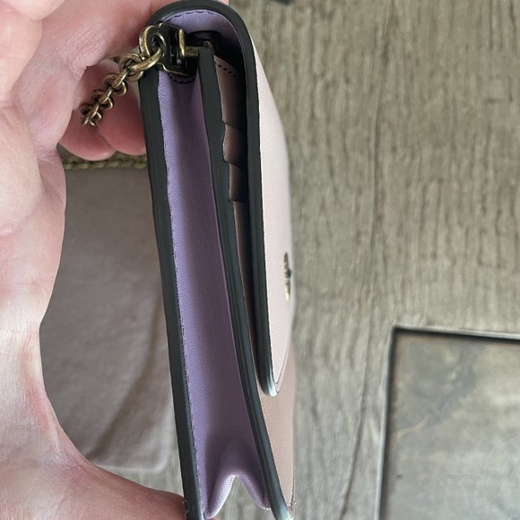 NWT Bottega Veneta leather clutch with chain - Authentic - Picture 15 of 16